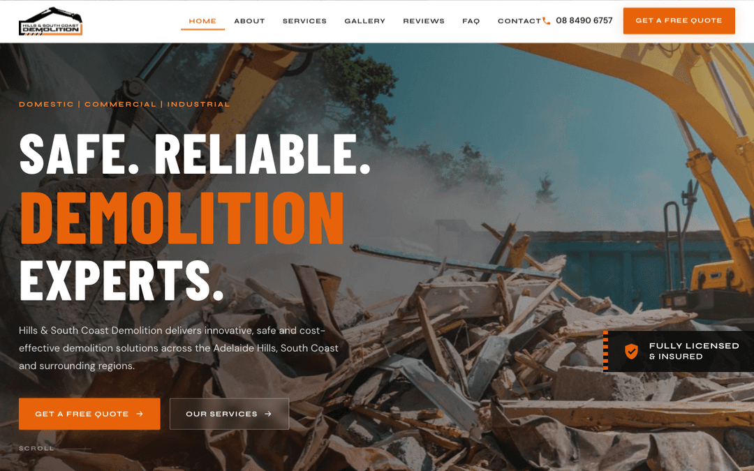 Hills and South Coast Demolition